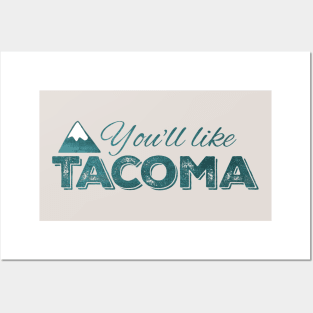You'll like Tacoma: Green Foil Posters and Art